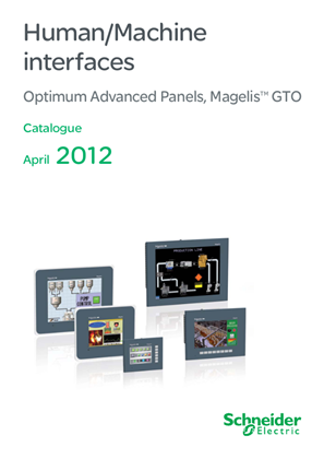 Operátorské panely Magelis GTO